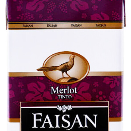 VINO FAISAN TETRA 1L TINTO MERLOT VINO FAISAN TETRA 1L TINTO MERLOT