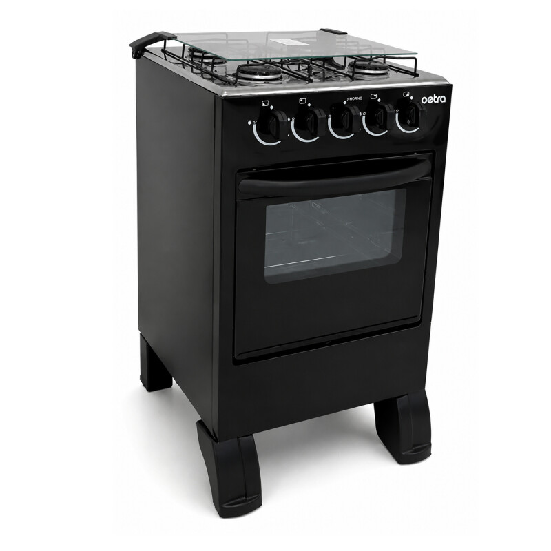 COMBO PETRA HELADERA BLANCA CON COCINA Y CAMPANA EXTRACTORA NEGRA Combo Petra Heladera Blanca Con Cocina Y Campana Extractora Negra