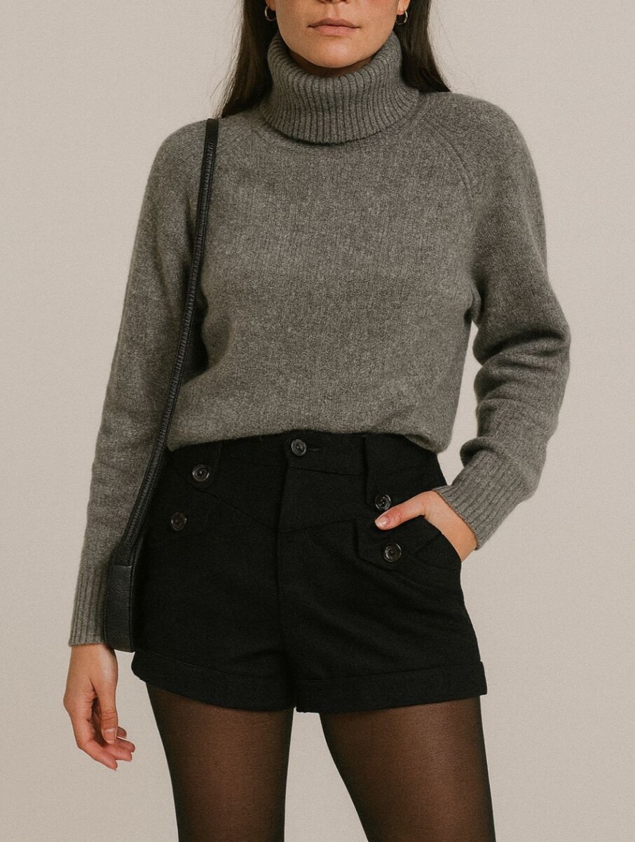 Short Paño - Negro 