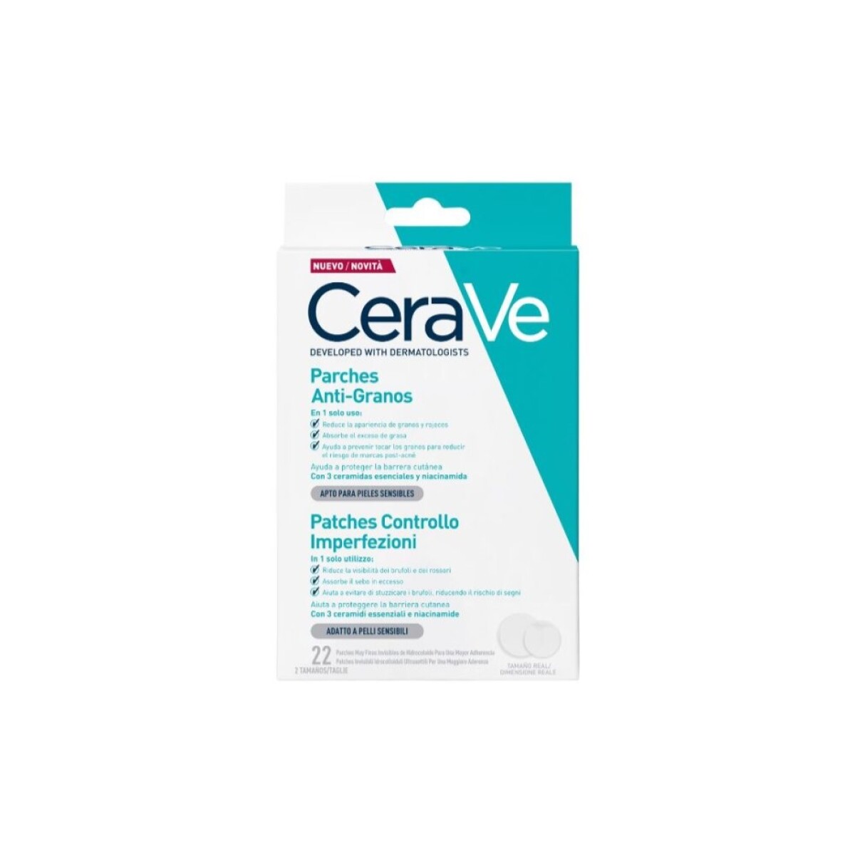 Parches Anti Acne Control Imperfecciones x22 - CeraVe Acne Control 