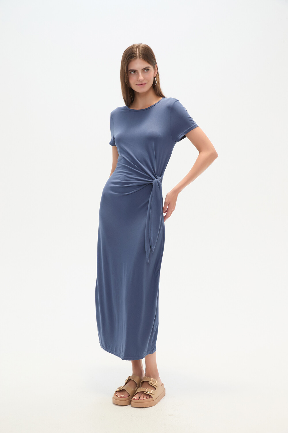 Vestido Pascul Azul Piedra