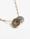 Cadena Corta con Dije Metal Cadena Corta Dije Biplating - Dorado