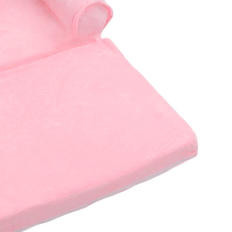 Sillón Cama Plegable 2 En 1 Infantil Animales Felpa Rosa