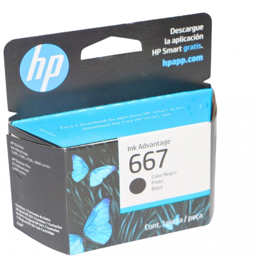 CARTUCHO HP 667 NEGRO MODELO 2375/2775 CARTUCHO HP 667 NEGRO MODELO 2375/2775