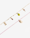 Collares Cortos Color Collar Corto Multidijes Aceituna - Combinacion Multicolor