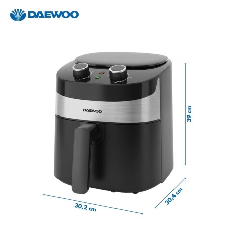 Freidora de aire Daewoo | Sin aceite | 4.2 Litros | Color negro Freidora de aire Daewoo | Sin aceite | 4.2 Litros | Color negro