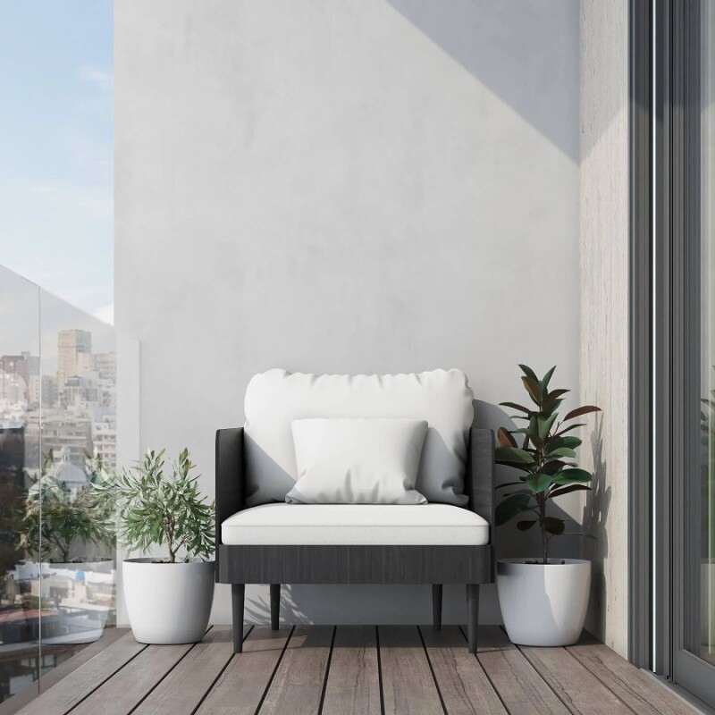 Macetero Premium N27 Blanco 23cm Alto x 27 Diam Boca, 9,5 lts Macetero Premium N27 Blanco 23cm Alto x 27 Diam Boca, 9,5 lts