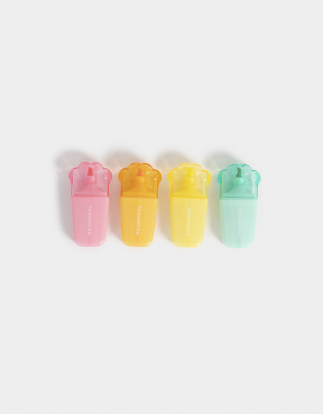 Resaltadores Liso Set De Mini Resaltadores - Combinacion Multicolor
