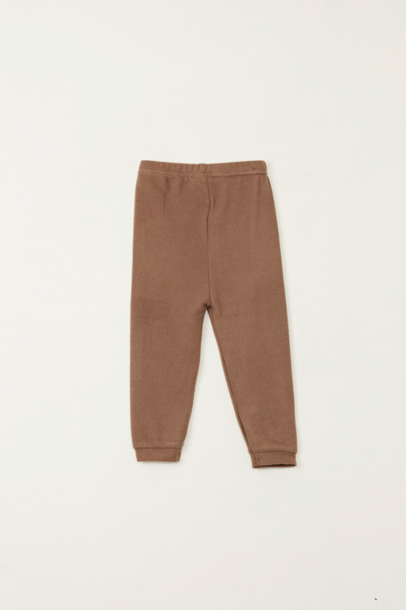 Pantalón lanilla Marrón