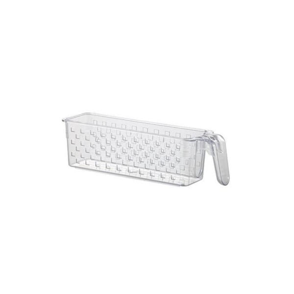 CESTO ORGANIZADOR CRISTAL CON ASA 28 x 8x 8 CM CESTO ORGANIZADOR CRISTAL CON ASA 28 x 8x 8 CM
