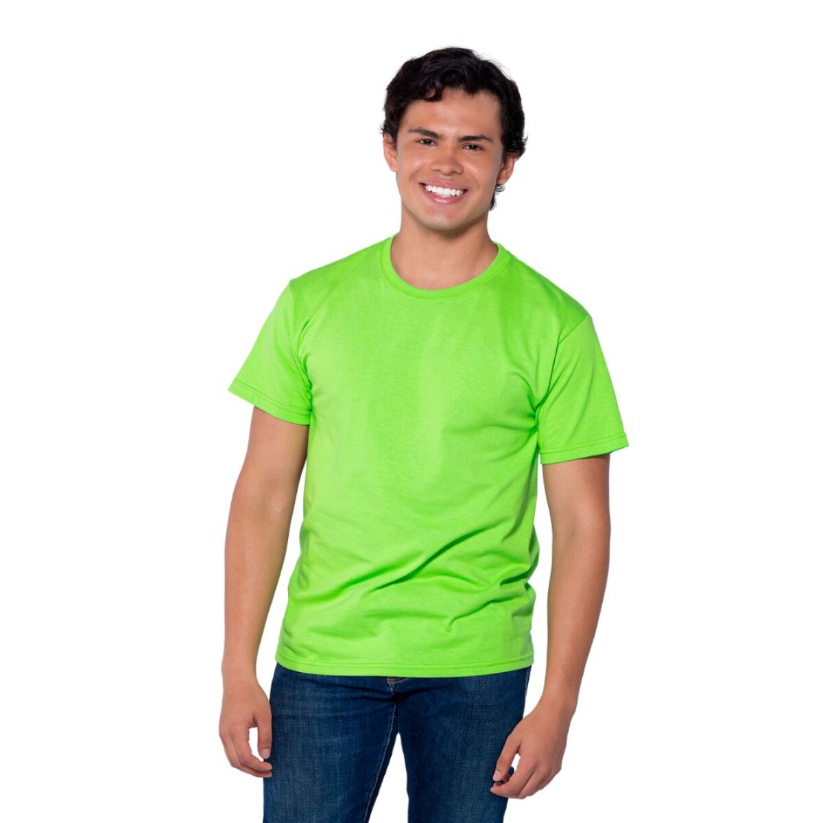 Camiseta a la base joven - Verde lima 