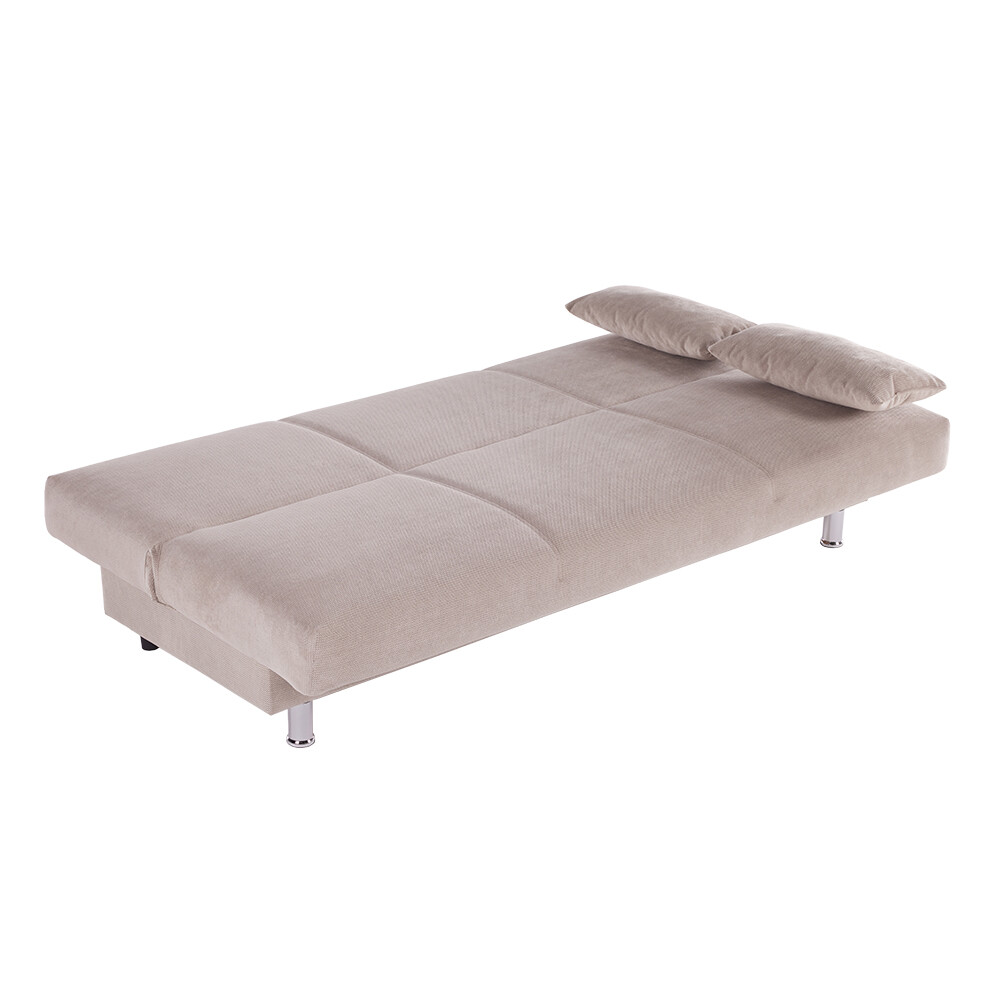 SOFA CAMA MODELO CLARK 3 LUGARES BEIGE Sofa Cama Modelo Clark 3 Lugares Beige