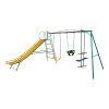 Juego Combinado Infantil con tobogán N°4. Caballito, 1 hamaca de cincha y 1 hamaca de bebé. Juego Combinado Infantil con tobogán N°4. Caballito, 1 hamaca de cincha y 1 hamaca de bebé.