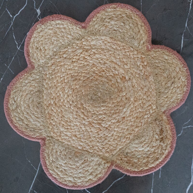 Individual flor de yute Naranja