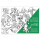 Block x30 Hojas Gigantes 43x30cm P/ Colorear Pintar Personajes