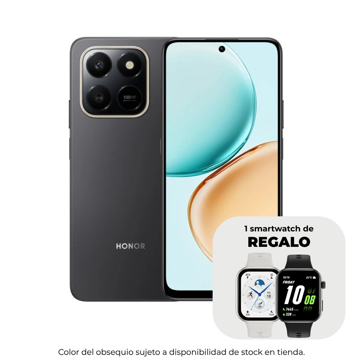 Celular Honor X7d 256GB 8GB 6.77" Black 