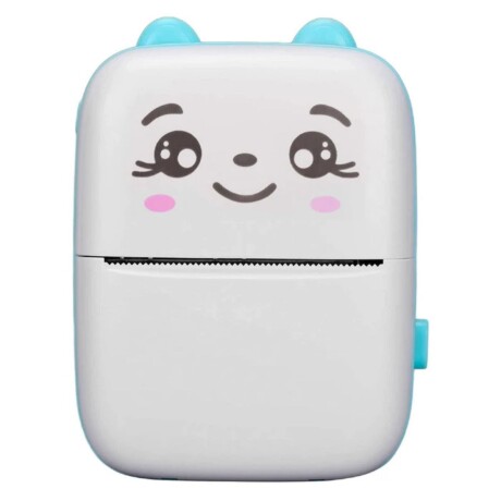 Mini impresora bluetooth térmica infantil azul V01