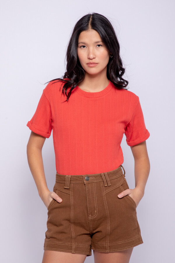 REMERA LENCIO Rojo Tabasco