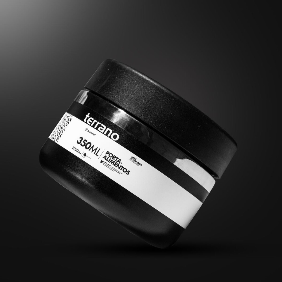 Contenedor de alimento 350ml - Negro 