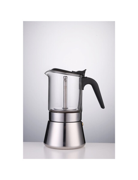 CAFETERA ITALIANA COMBINADA 10T 360ML PLATA VARENNA CAFETERA ITALIANA COMBINADA 10T 360ML PLATA VARENNA
