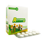 ACETAMOL 500 MG. CJ X 100 COMP. única