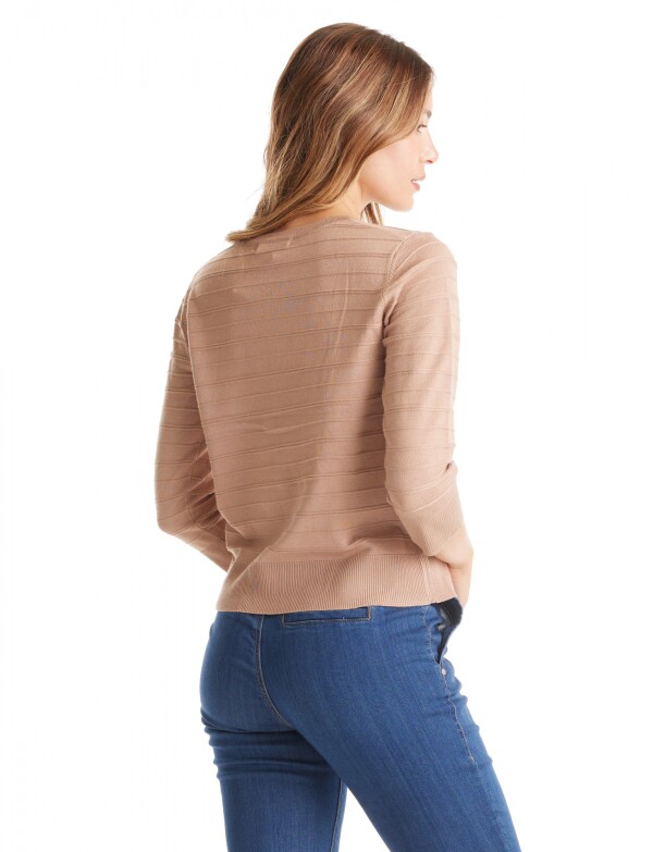 Cardigan Basico TOSTADO