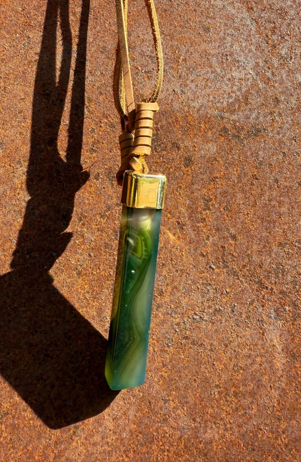 Stick Necklace verde n/a