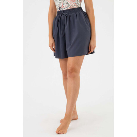 Short mirlo liso Azul