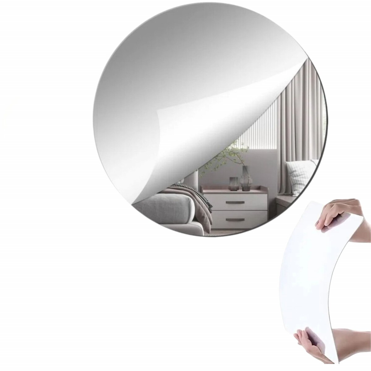 ESPEJO ACRÍLICO DECORATIVO • 30cm 