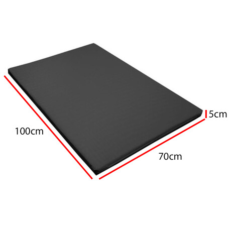Colchoneta Para Gimnasia De Alta Densidad 100x70x5cm Negro