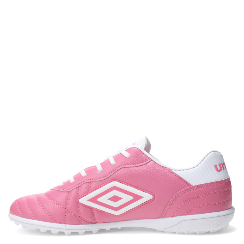 Championes de Fútbol 5 Hombre Umbro Touch TF Rosado - Blanco