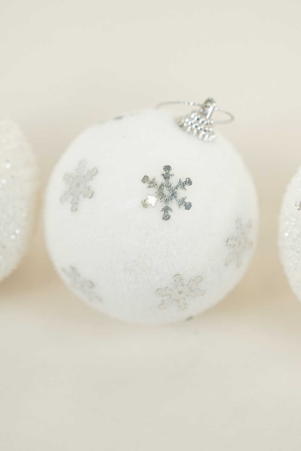 Colgante Esferas Silver, 3un. Color Unico