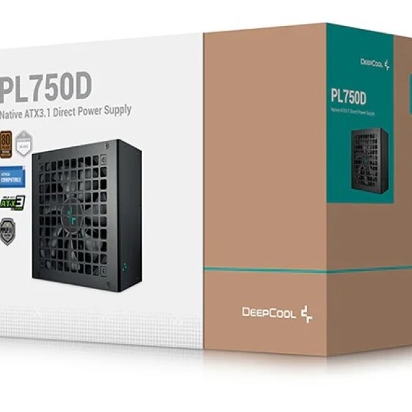 Fuente Deepcool Pl750d 80 Plus Bronce FUENTE DEEPCOOL PL750D 80 PLUS BRONCE