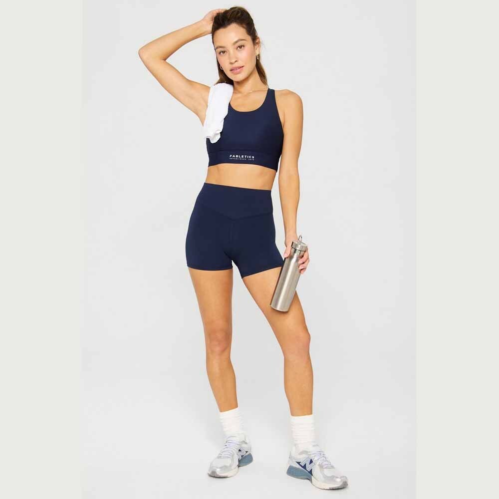 Top No-Bounce High Impact Sports Mujer Deep Navy/classic White