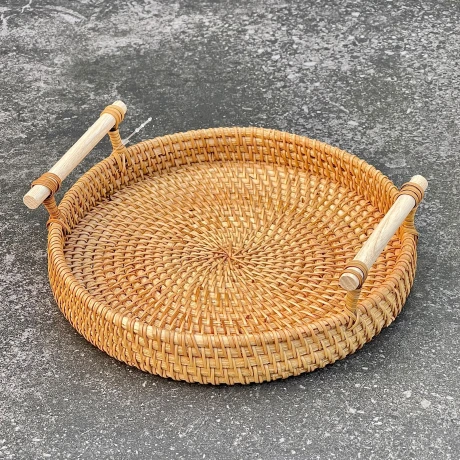 Bandeja Rattan Circular Ø 22cm Bandeja Rattan Circular Ø 22cm