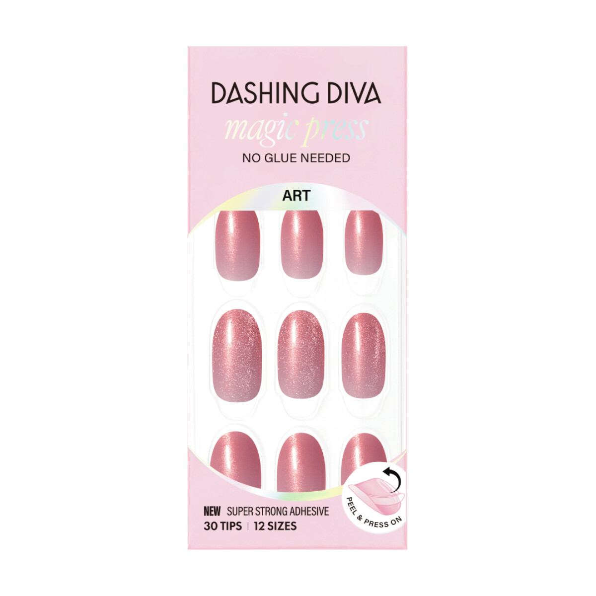 UÑAS EN GEL LISTAS (PRESS ON) - PEARLY PINK 