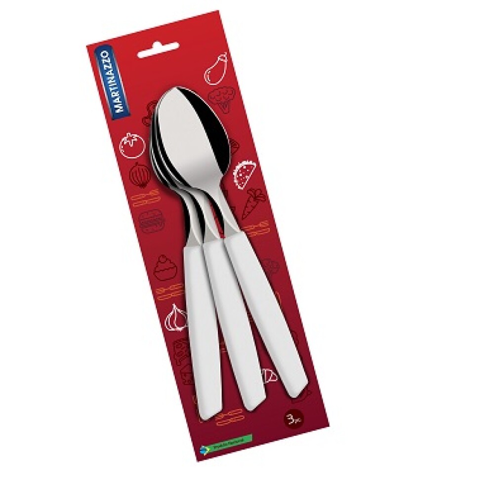 Piemonte Set 3 Cucharas Blanco 20320/6 Piemonte Set 3 Cucharas Blanco 20320/6