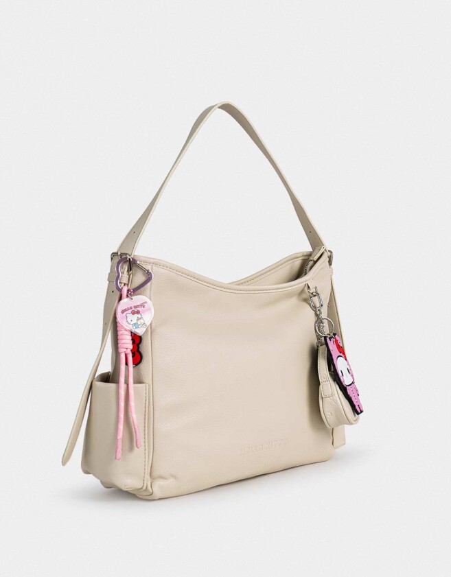 Saca Cartera Saca Hello Kitty Kawaii - Blanco Crudo