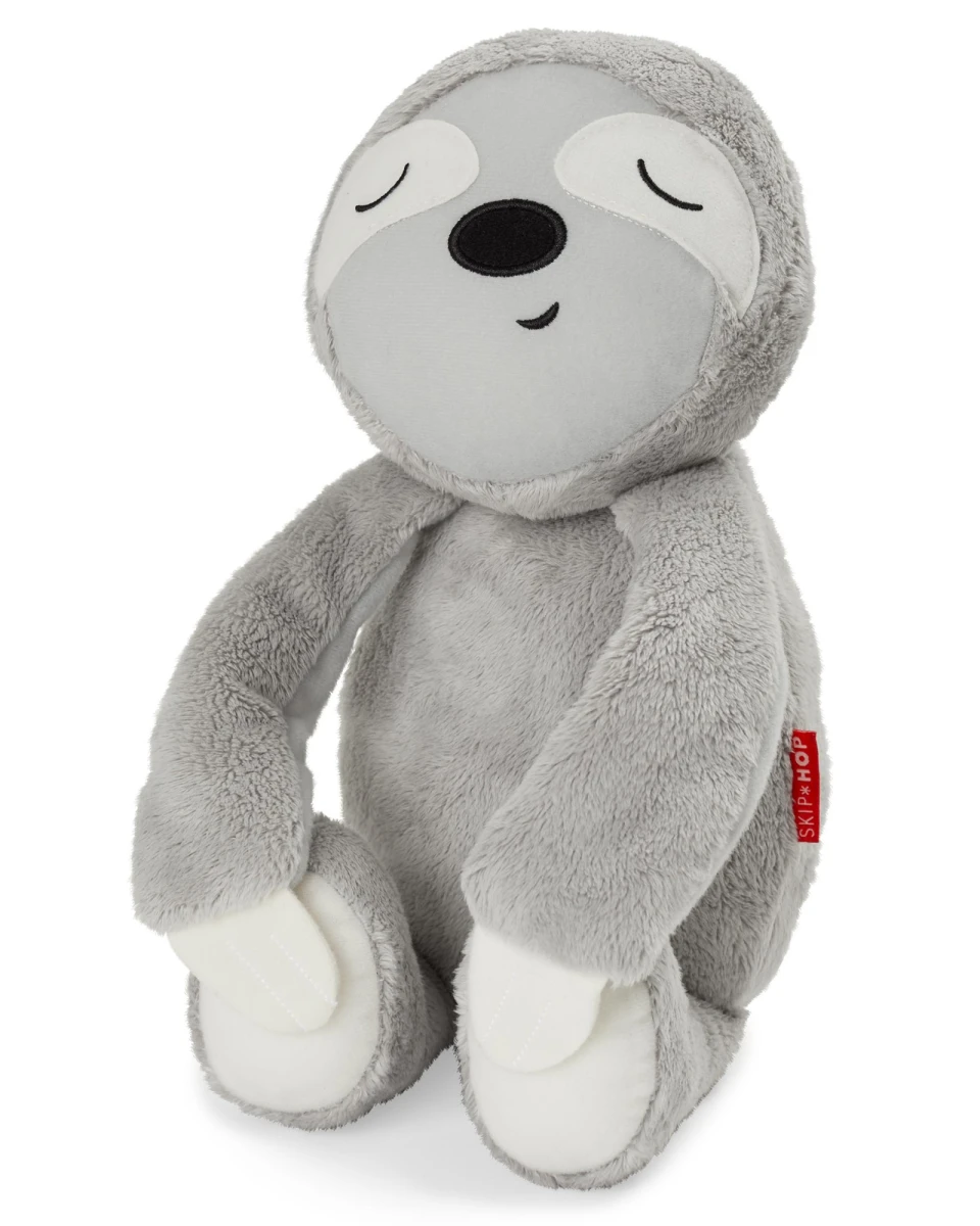 Peluche arrullador con activación por llanto, diseño perezoso 