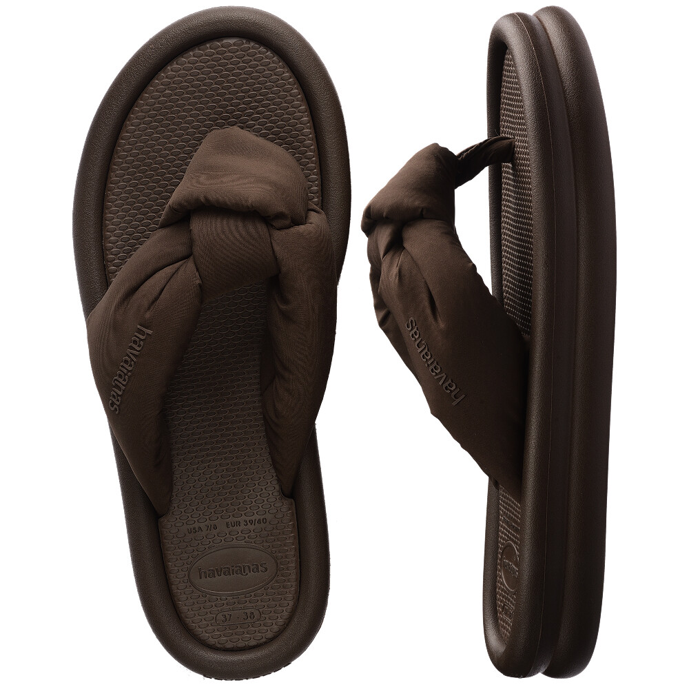 Sandalias Havaianas Over Puffed Mujer Cafe