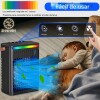 Mini Aire Acondicionado Portátil USB C/Humidificador Luz LED Mini Aire Acondicionado Portátil USB C/Humidificador Luz LED