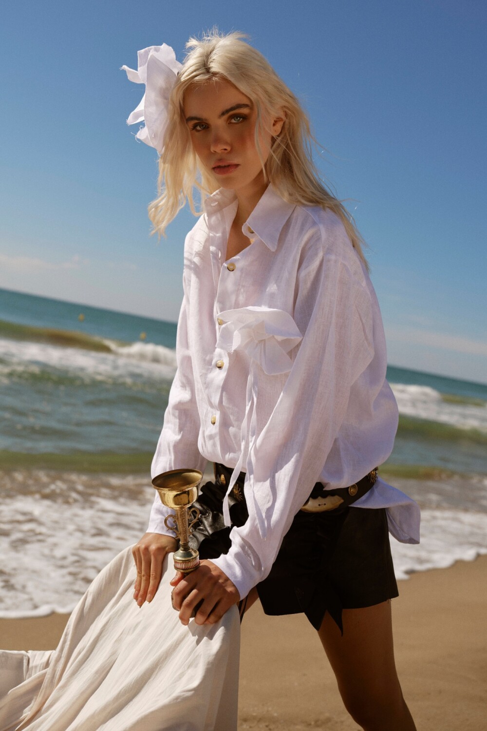 Rosette Shirt Blanco