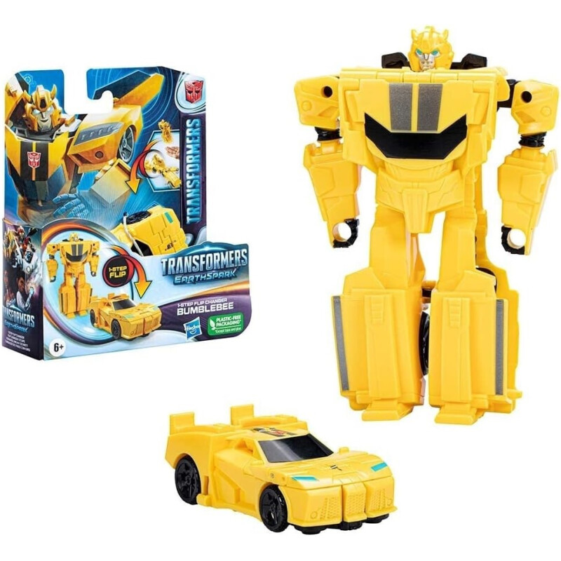 Transformers EarthSpark 1-Step Flip Changer Bumblebee Transformers EarthSpark 1-Step Flip Changer Bumblebee