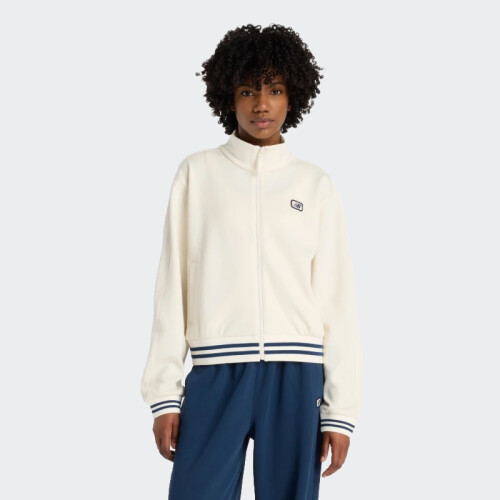 Campera New Balance Track Jacket Blanco