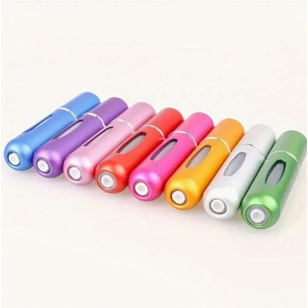 Frasco Mini Botella Recargable De Perfume Portátil X 5 Variante Color Gris