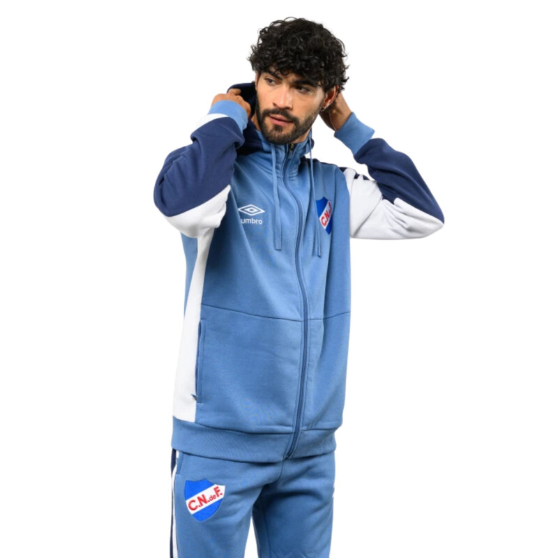 Canguro con cierre Umbro Grav Hombre NU143091 Azul Piedra-blanco