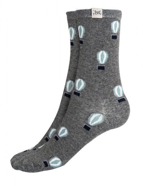 MEDIA GLOBO AEROSTATICO Gris