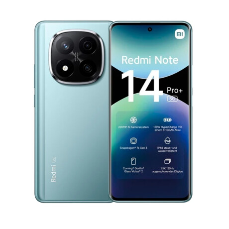 Celular Xiaomi Redmi Note 14 Pro+ 5G 256GB 8GB Blue Celular Xiaomi Redmi Note 14 Pro+ 5G 256GB 8GB Blue