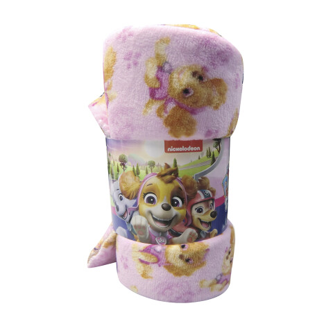 Frazada Coral Infantil 1 Plaza 150 x 200 cm Paw Patrol