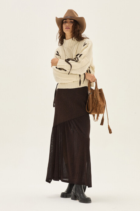 Falda Diane Chocolate